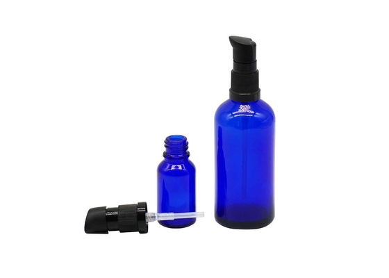 Glass Dropper Bottles Essential Oil Bottles Transparent Blue Color