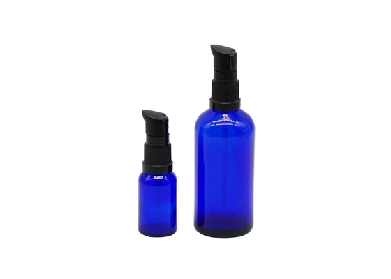 Glass Dropper Bottles Essential Oil Bottles Transparent Blue Color