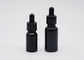 Black Cylinder Glass Dropper Bottles Vial 30Ml With Dropper Customers Logo