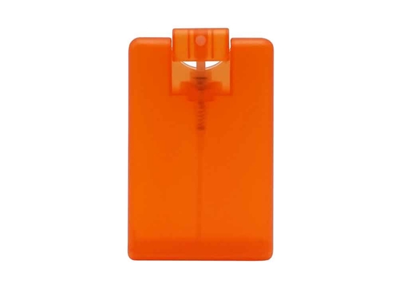 Perfume Atomizer 20ml Plastic Fine Mist Spray Bottle Orange Clear Color