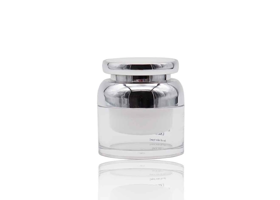 Luxury Acrylic 50g Cosmetic Cream Jar Containers Customizable 30g