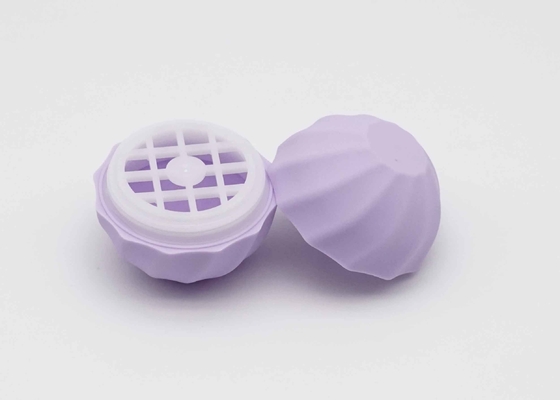 Purple Egg Shape Lip Balm Tube Plastic Cosmetic Lip Balm Package