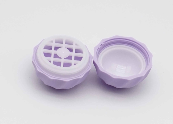 Purple Egg Shape Lip Balm Tube Plastic Cosmetic Lip Balm Package