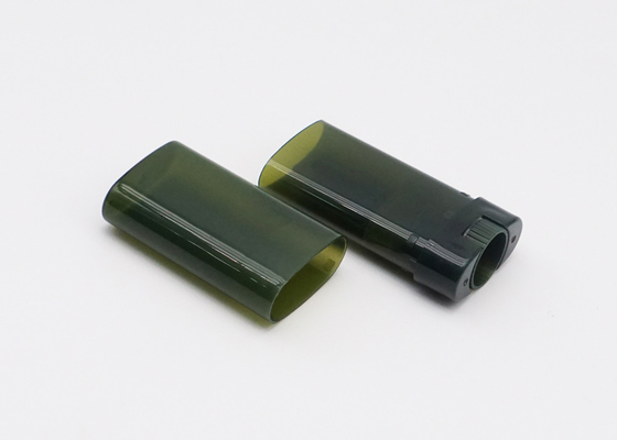 Low Moq Dark Green Deodorant Stick Container 15g Plastic Lip Balm Container Tube