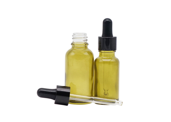 10ml 30ml 50ml Clear Light Green Glass Dropper Bottle Cosmetic Essential Oil Bottle Package