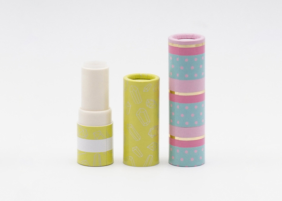 Paper Lipstick Tube With Plastic Inner Accept Color Custom 3.5g empty lipstick comtianer package