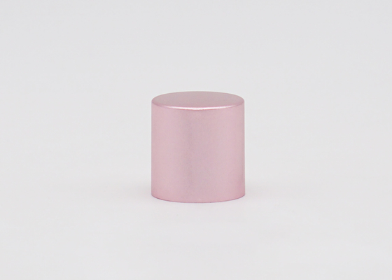 Aluminum Pink Perfume Bottle Caps For Fea15 Spray Pump Cylinder Cap