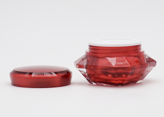 Red Cosmetics Cream Empty Jar 50g Make Up Cream Jar Shin Care