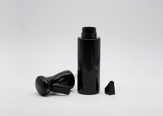 250ml Black Fine Mist Trigger Spray Bottle Plastic Alcohol Hair Continuous Bottle