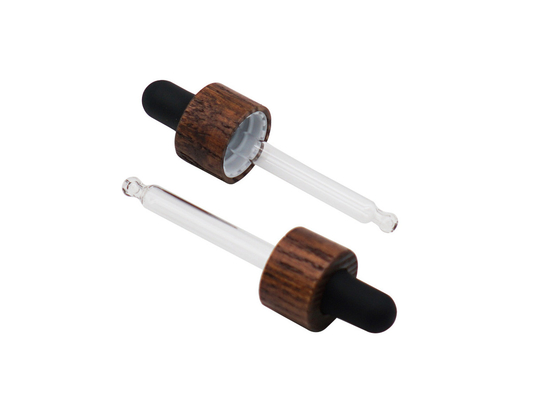 Pipette Glass Dropper With Different Lenghts Bamboo Dropper Caps For Bottles