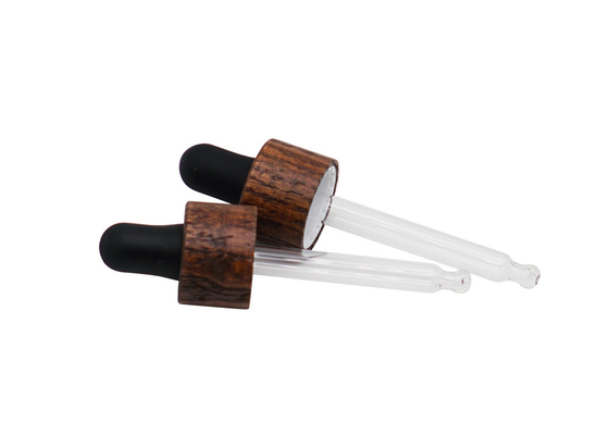 Pipette Glass Dropper With Different Lenghts Bamboo Dropper Caps For Bottles