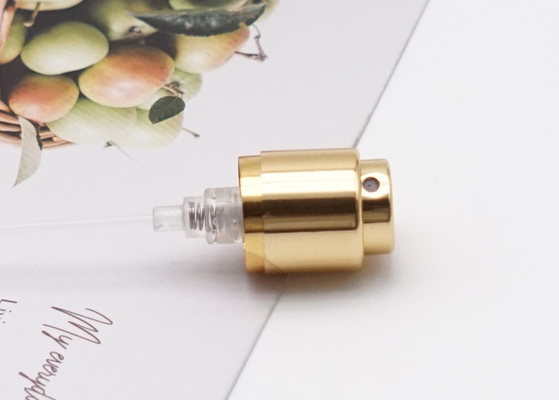 Glass Bottle Pump Sprayer 15/410 Mist Sprayer Gold Crimp Spray Pump With Collar