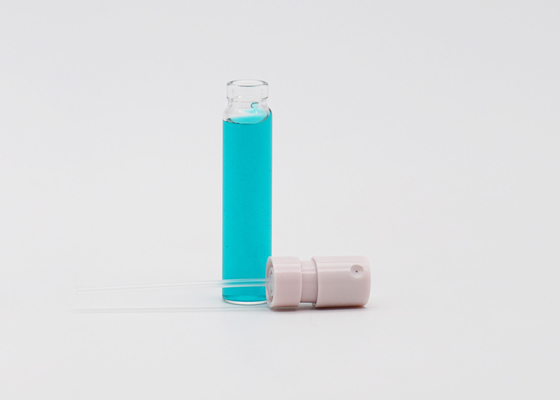 Mini Refillable Perfume Tester Bottle Atomizer 3ml Glass Bottle With Plastic Snap Sprayer