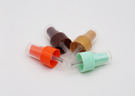 Colorful Cosmetic Fine Mist Perfume Sprayer Pump Custom Half Cap Spray Pump