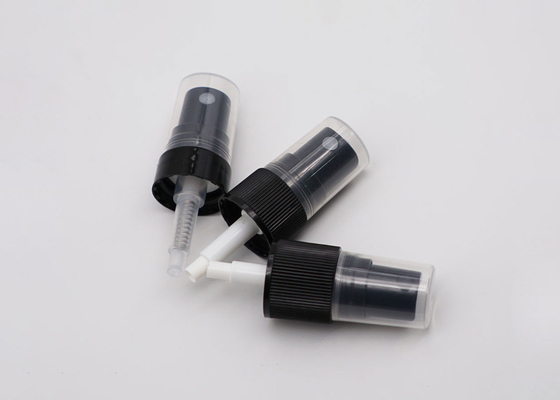 High Sealed Fine Mist Sprayer Pump Ribbed Closure With Cap Screw For Bottles