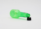 Plastic Green Color Cosmetic Spray Bottle 100ml Long Neck Size Screw Hot Stamping