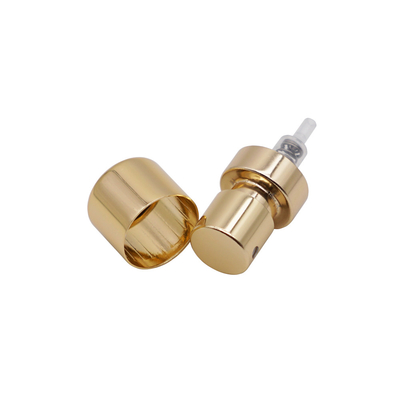 Crimp Fine Mist Perfume Sprayer Pump With Collar Gold Silver Fea15