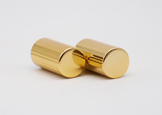 Gold Cylinder Perfume Bottle Caps Fea15 Regular Lids Aluminum