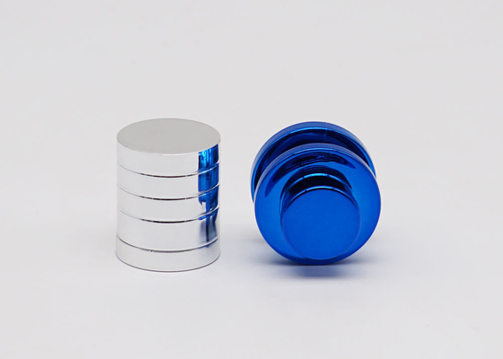 Shiny Blue Aluminum Perfume Cap FEA15mm Thread Shape