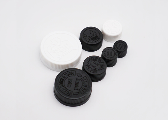 Plastic Screw CRC Child Proof Cap 18mm Ribbed For Bottles