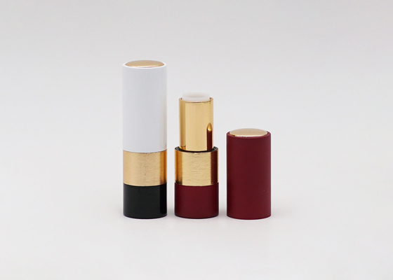 Magnet Empty Lipstick Tube Aluminum 3.5g Press Pop Cap