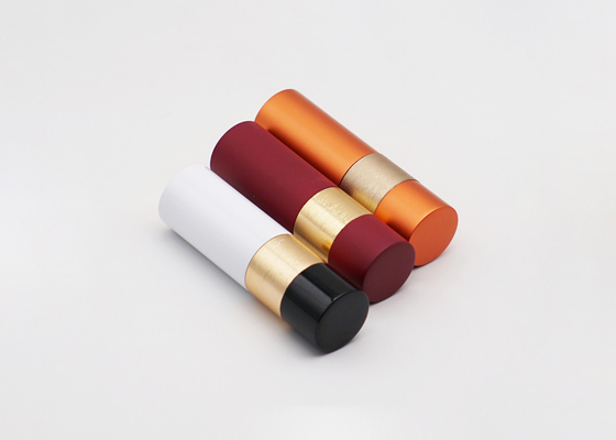 Magnet Empty Lipstick Tube Aluminum 3.5g Press Pop Cap