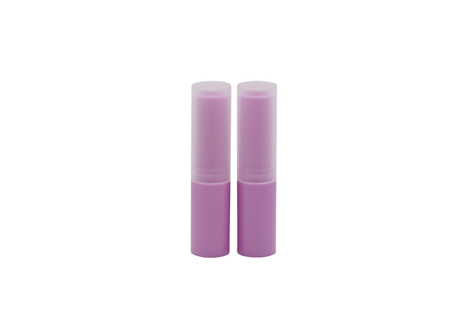 PP Cap Abs 4g Purple Lip Balm Tube Small Empty Lip Balm Containers