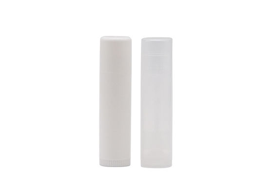 Plastic Lip Balm Tube 17g Cylinder White Empty Deodorant Stick Container