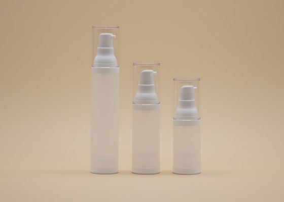 Empty Plastic Airless Pump Bottles Cosmetic Packaging Stable Performance