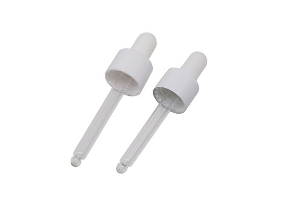 Threaded 18/410 White Essential Oil Dropper Bottle Tops