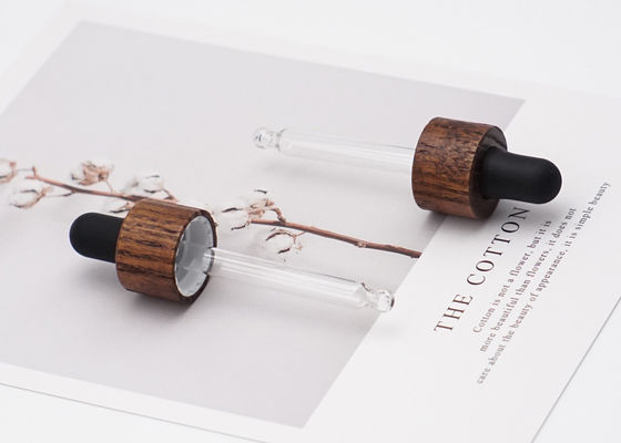 Pipette Glass Dropper With Different Lenghts Bamboo Dropper Caps For Bottles